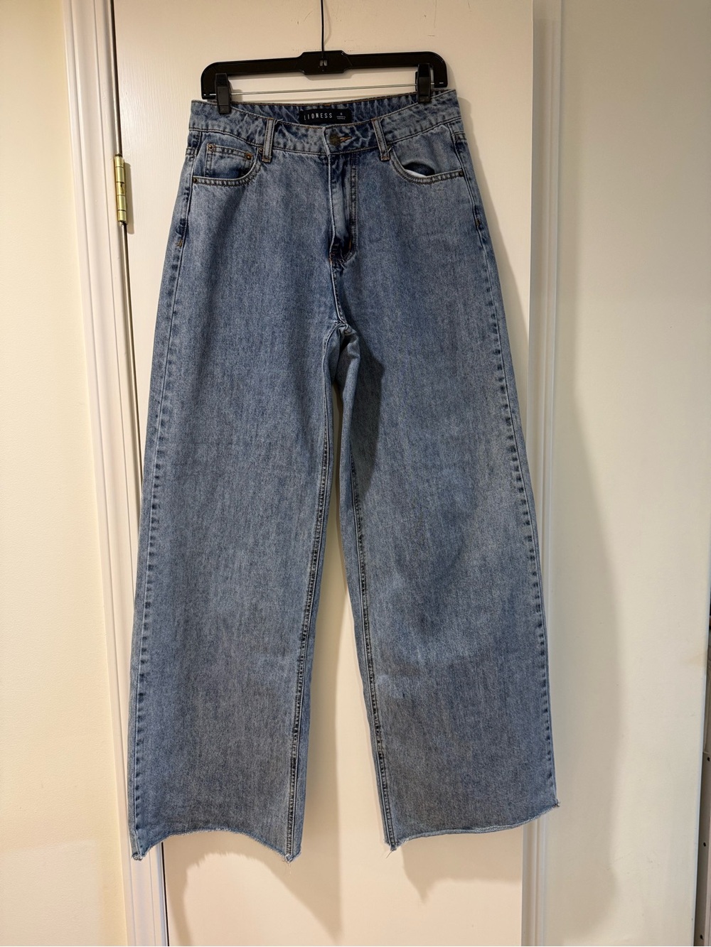 Lioness Light Blue Wide-Leg Jeans